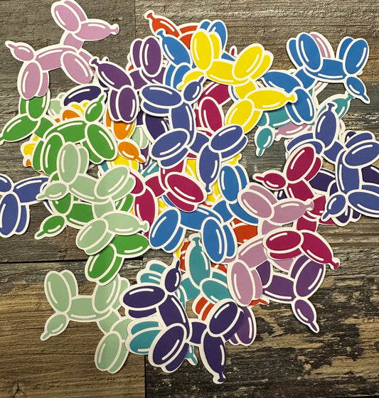 Balloon Animal Sticker Pack