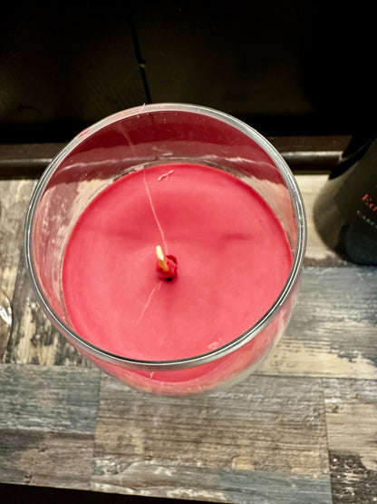 Red Wine Candle