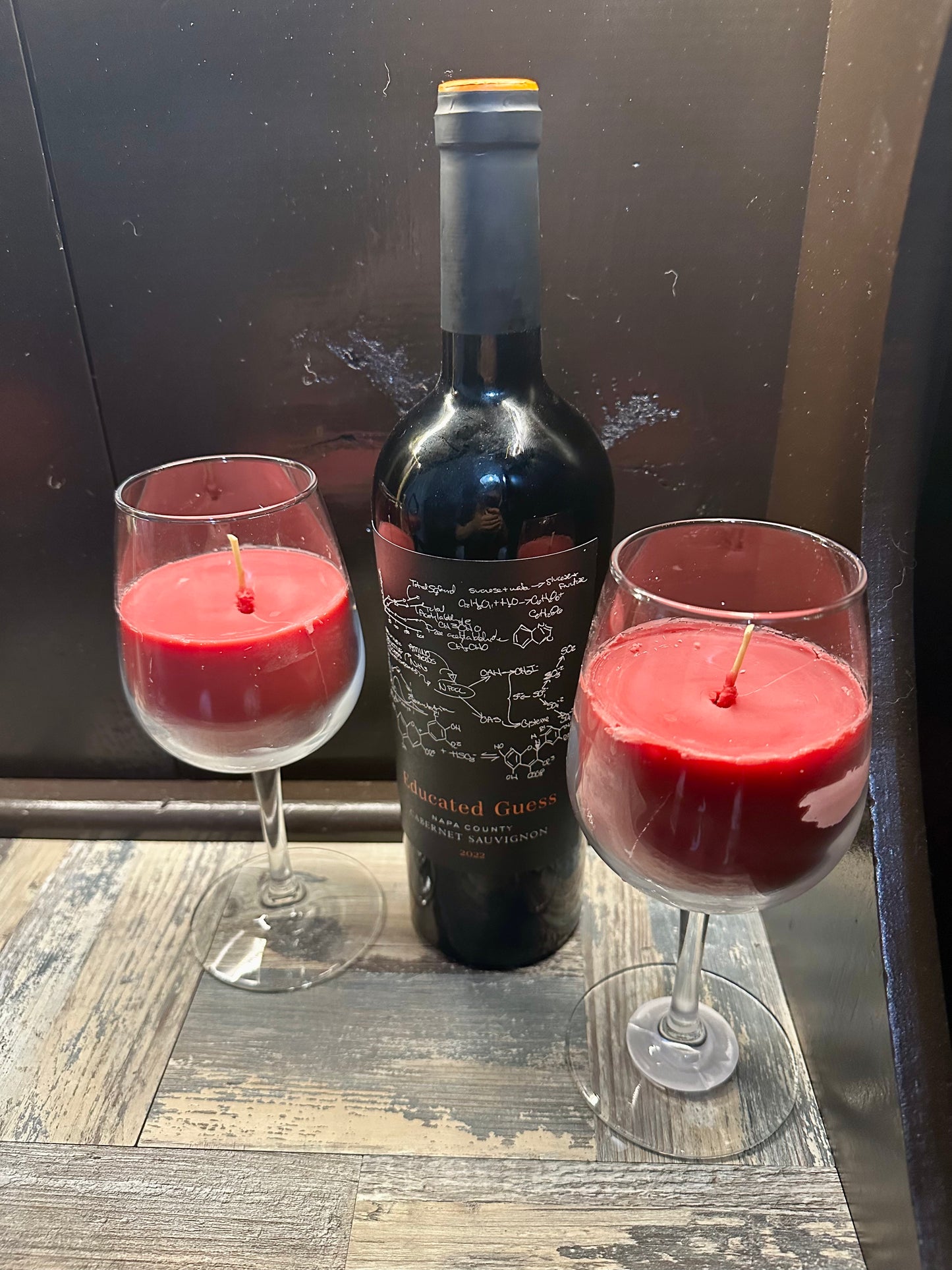 Red Wine Candle