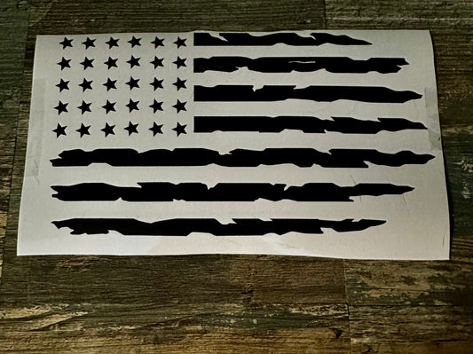 American Flag Vinyl Sticker