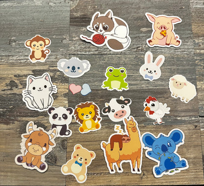 Kawaii Animals Sticker Pack